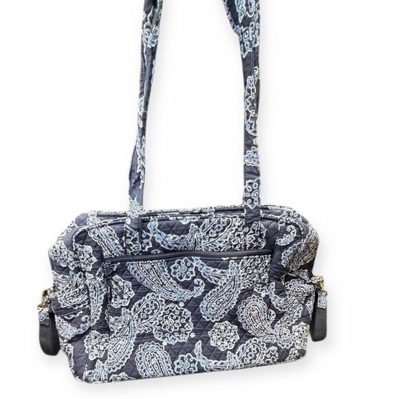 VERA BRADLEY Women’s Blue & White Collegiate Penn State “Blue Bandana” Quilted S - Picture 7 of 9